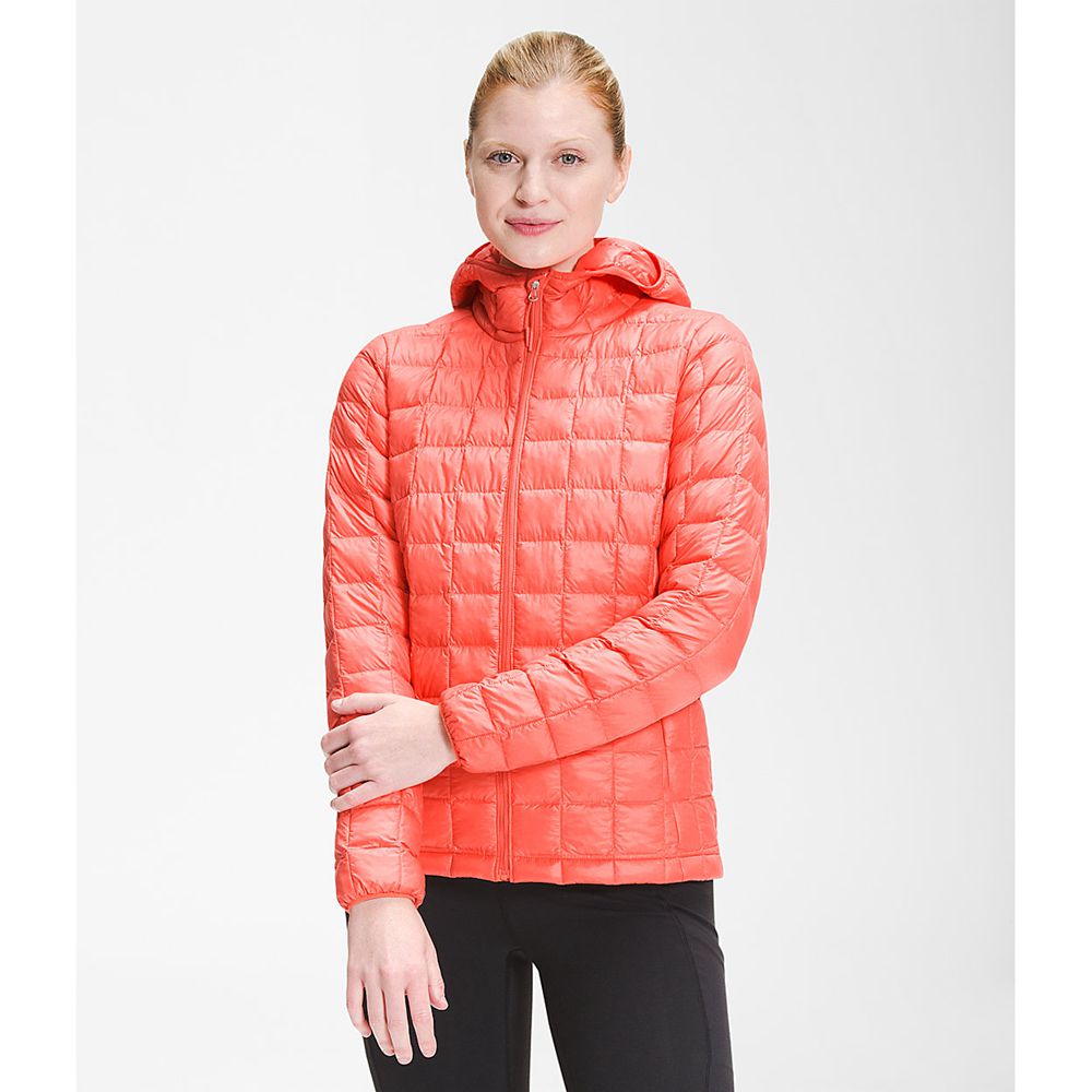 The North Face Hooded Jacket Womens Australia - The North Face Thermoball™ Eco Orange (CES-127063)